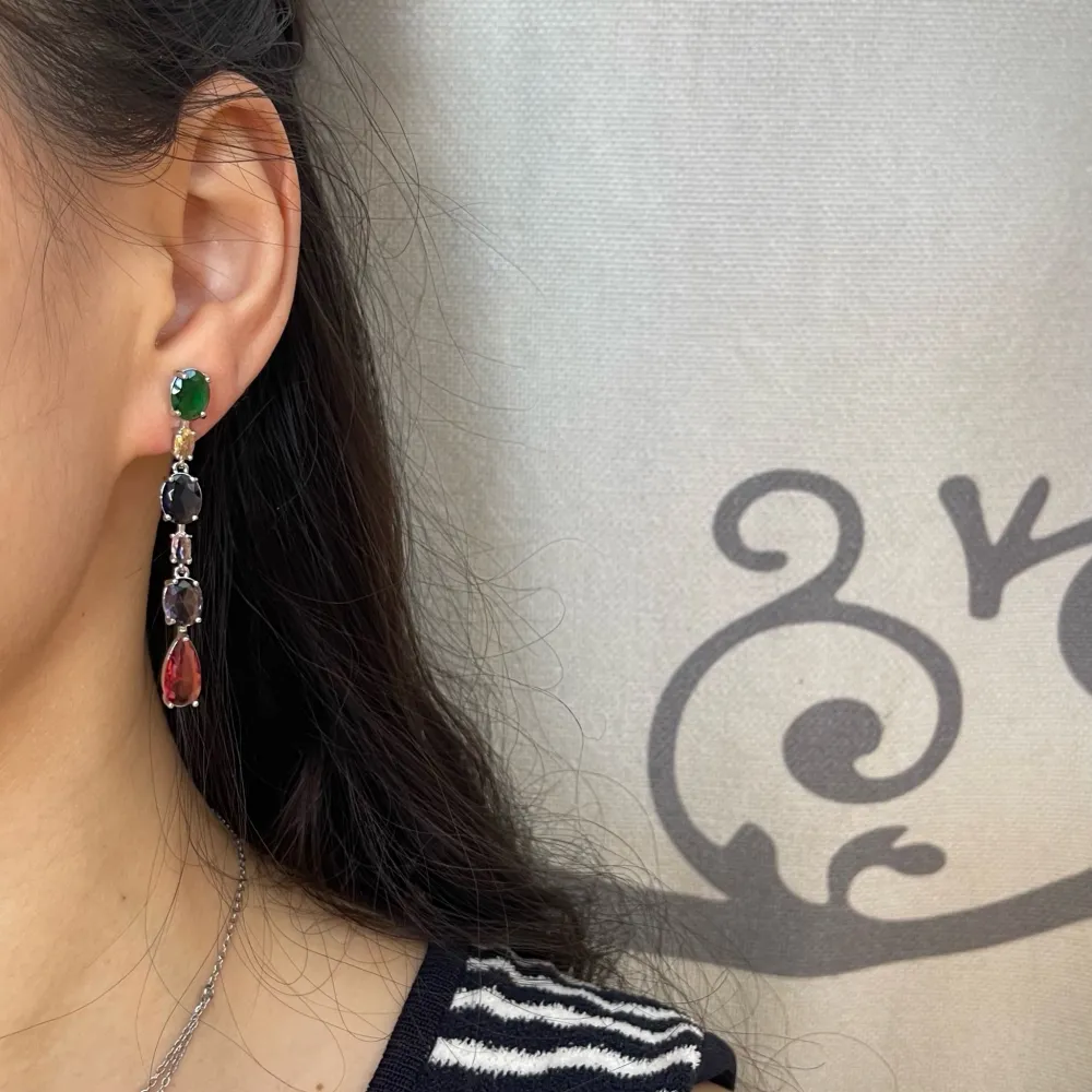 Goccia-Orecchini con Zirconia - OMZ-506-257