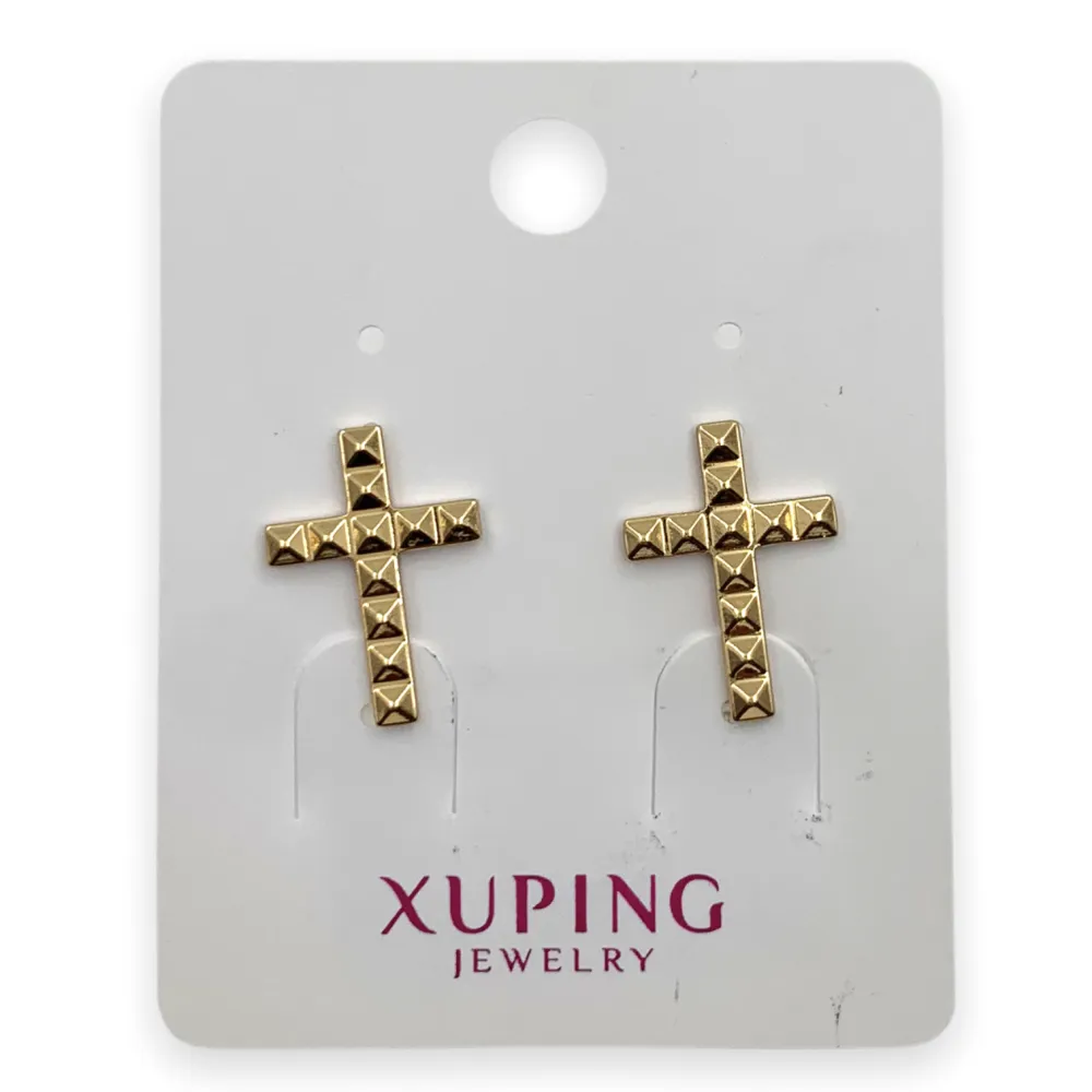 OMZ6218-Croce- Orecchini a Lobo - OMZ-6218