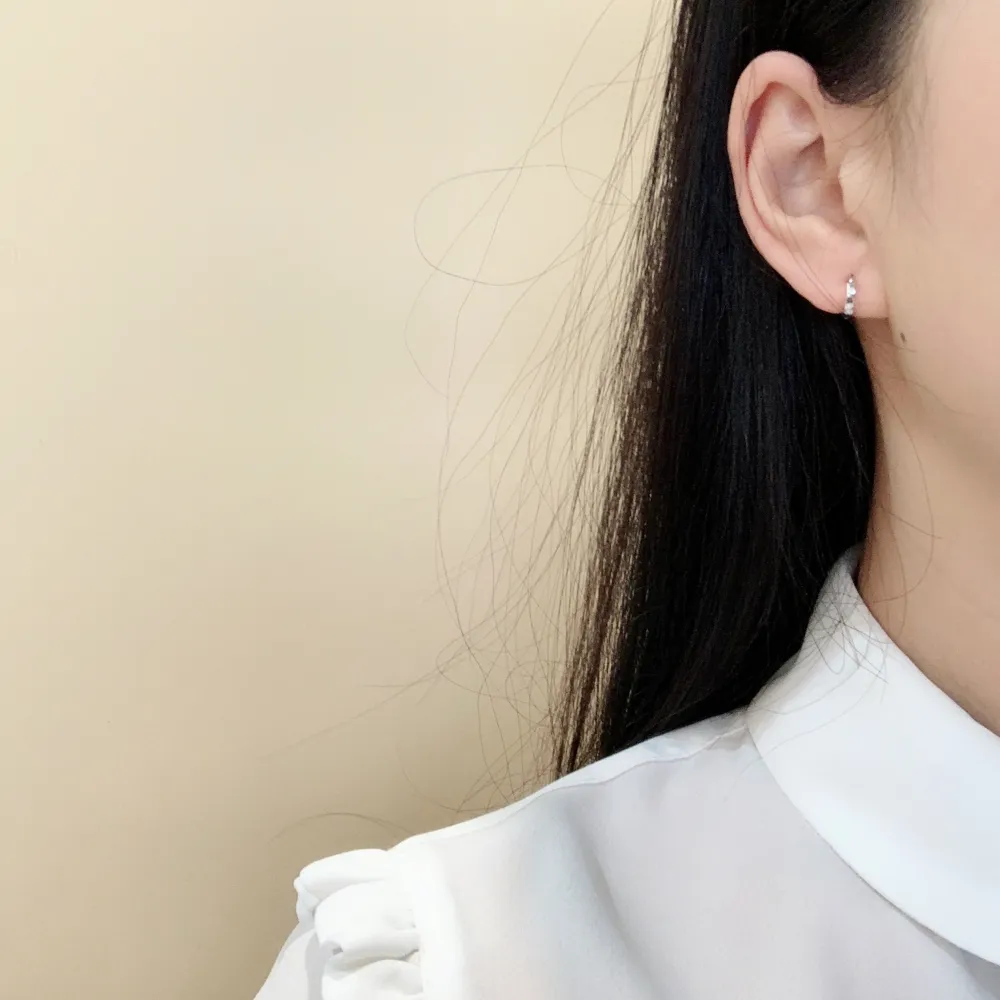 OMZ7261-Liscio 2x9mm - Orecchini a Cerchio - OMZ7261-Liscio 2x9mm - Orecchini a Cerchio