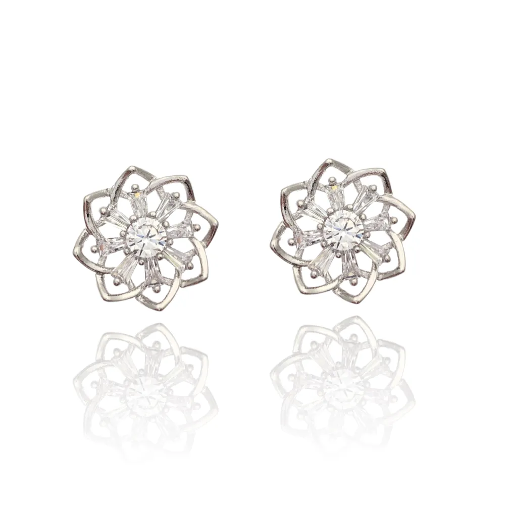 Fiore-Orecchini con Zirconia - OMZ-XP1837