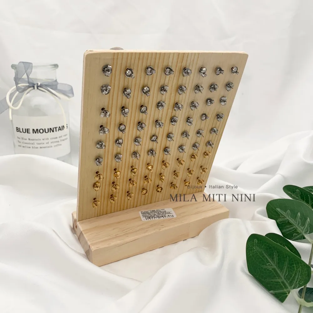 Soggetti Mix con Zirconia-36 Paia Orecchini a Lobo in Acciaio - OPA-103-AA219-230E