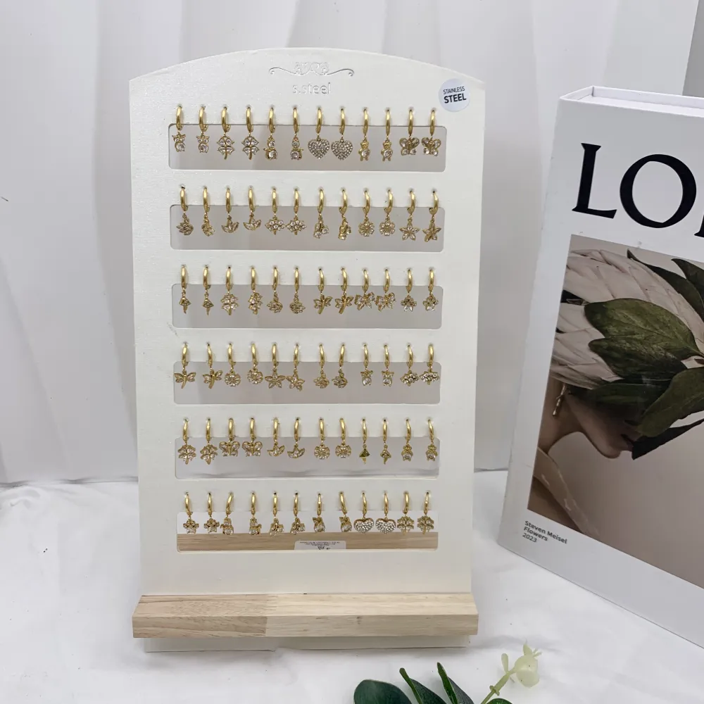 Mix Soggetti Pendenti-36paia orecchini in Acciaio - OPA-103-AA2938-2957E