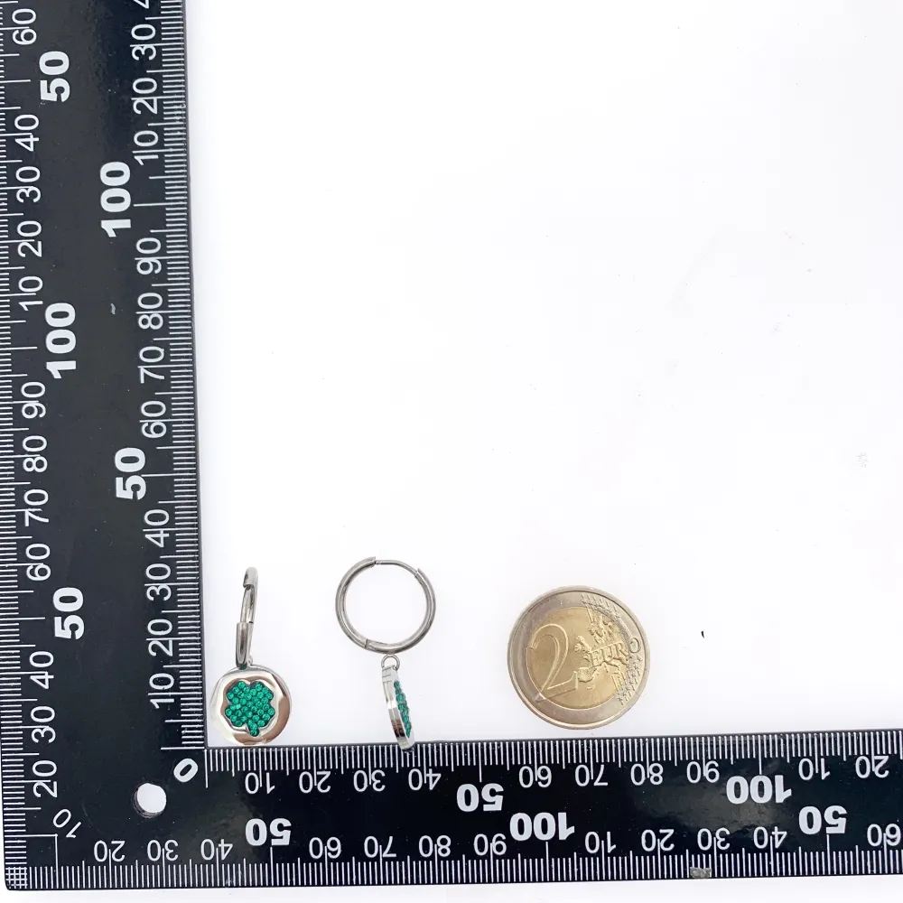 Tondo con Soggetti Mix-12Paia Orecchini in Acciaio - OPA-413-745