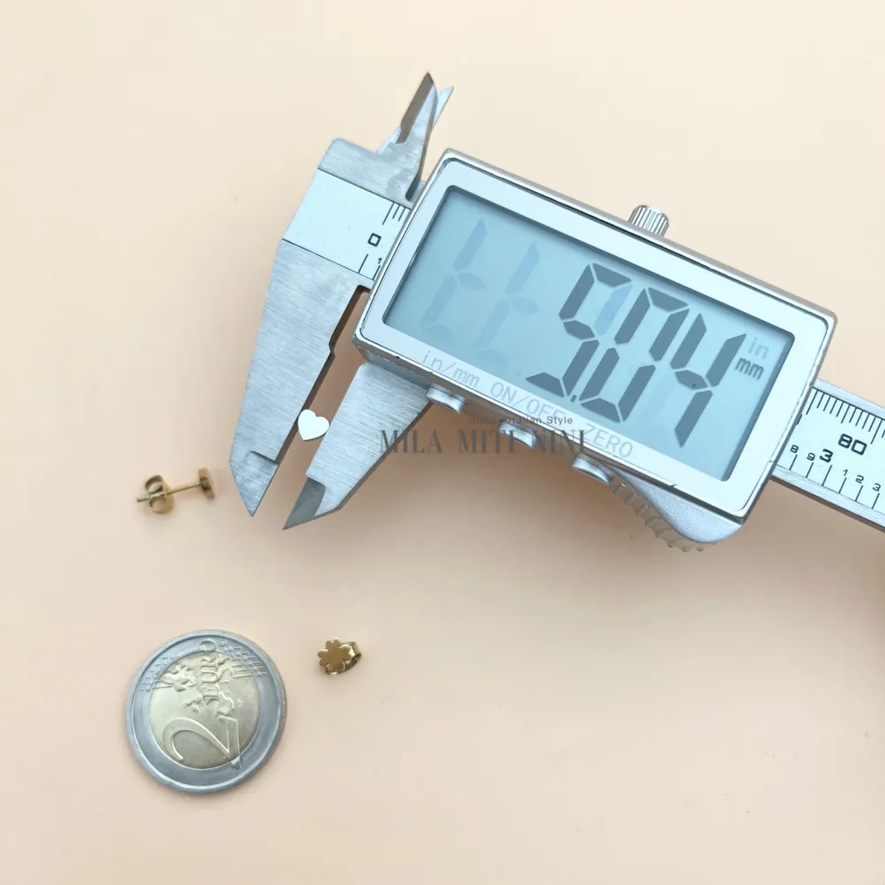 OPA450-201-Stellina-12 Paia Orecchini in Acciaio - OPA450-201-Stellina-12 Paia Orecchini in Acciaio