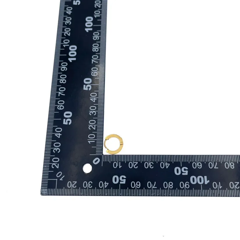 Cerchio Quadrato 2x9mm con Zirconia-24Pz Orecchini in Acciaio - OPA-450-308