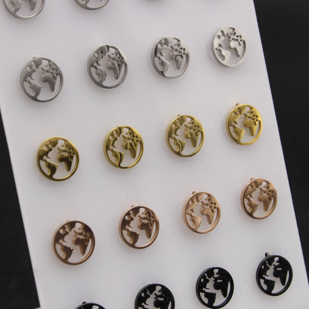 OPA- Mondo 5008- 12 Paia Orecchini in Acciaio - OPA- Mondo 5008- 12 Paia Orecchini in Acciaio