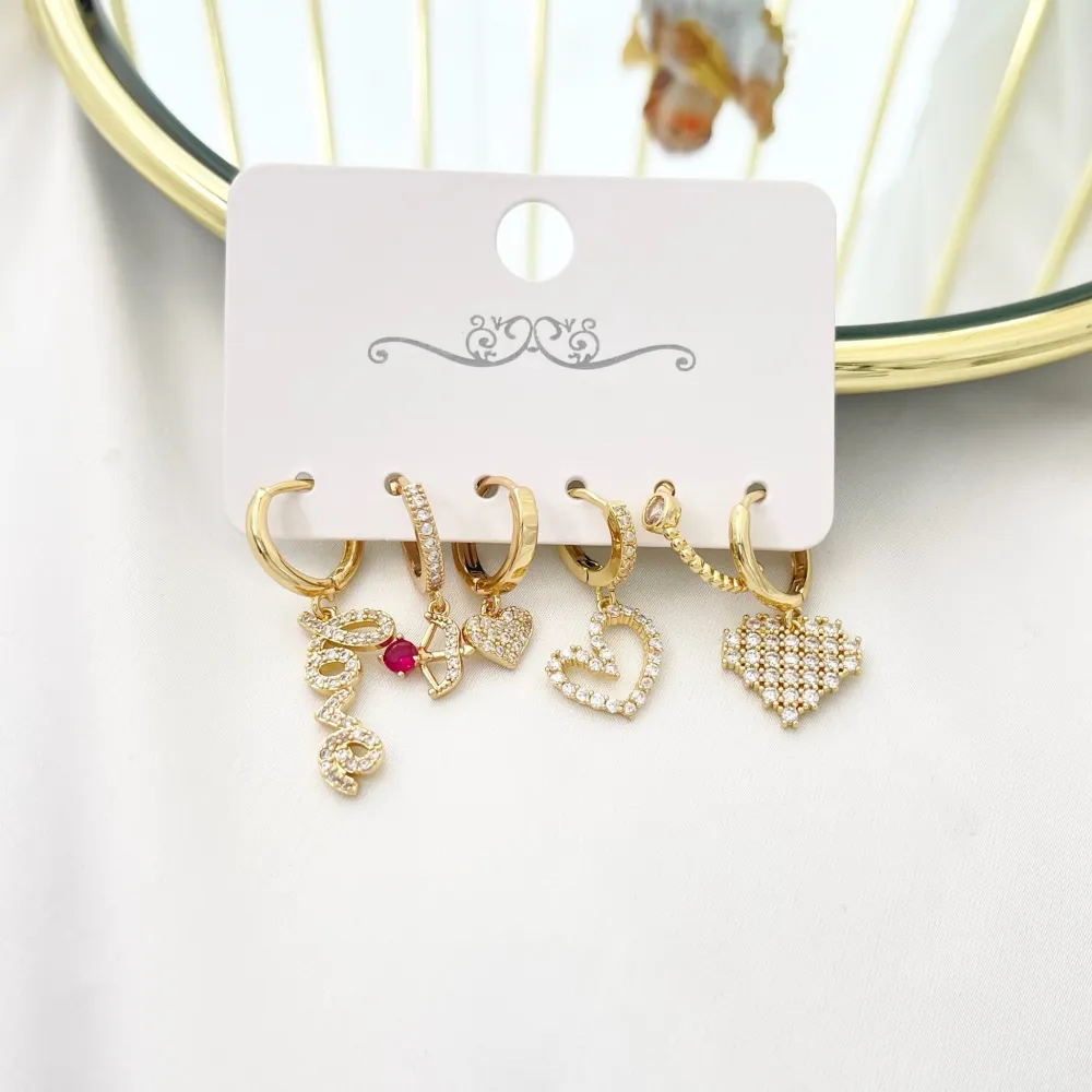 Love Cuore-Set 6pz Orecchini - OPM-520-L40