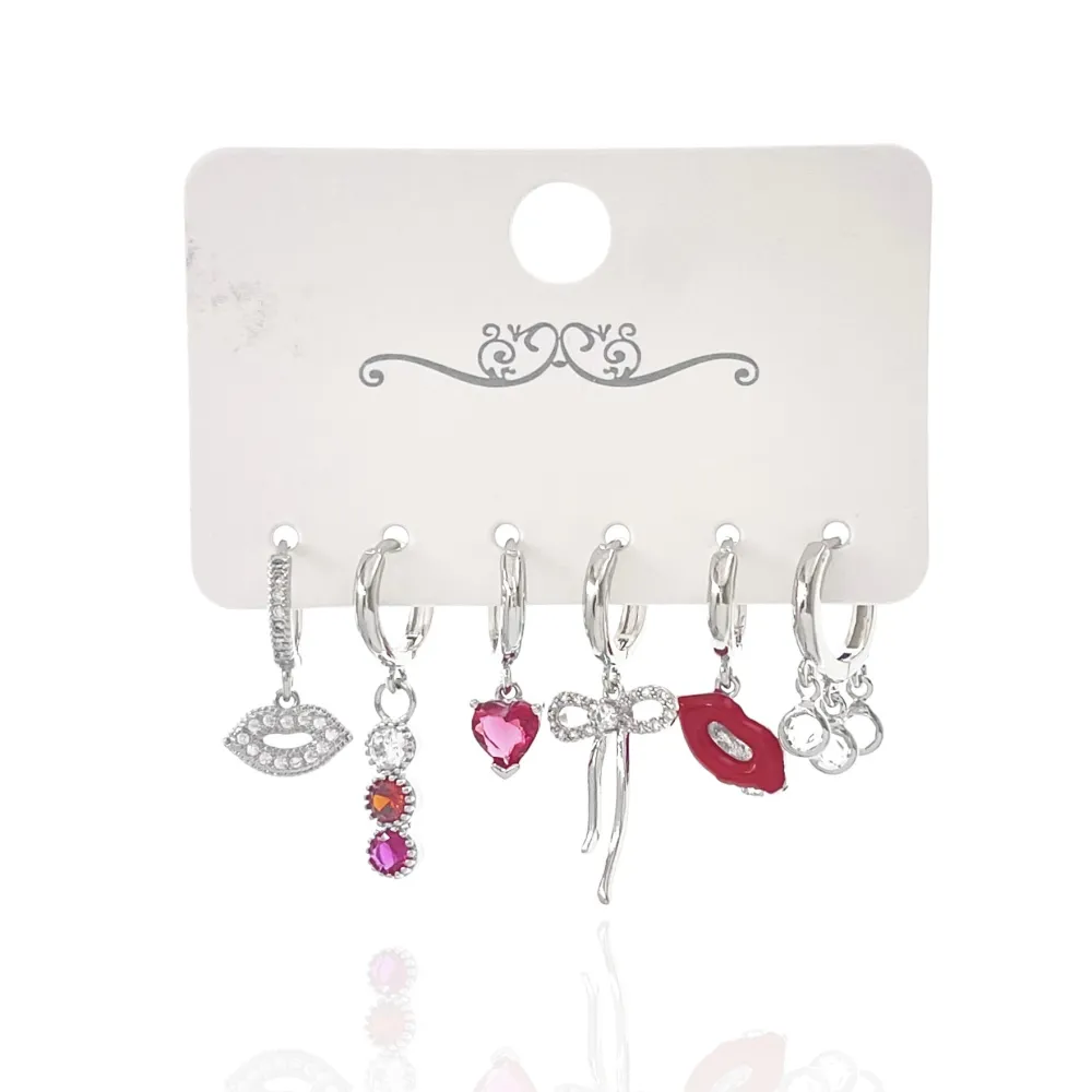 Bocca Fiocco-Set 6pz Orecchini - OPM-520-L47