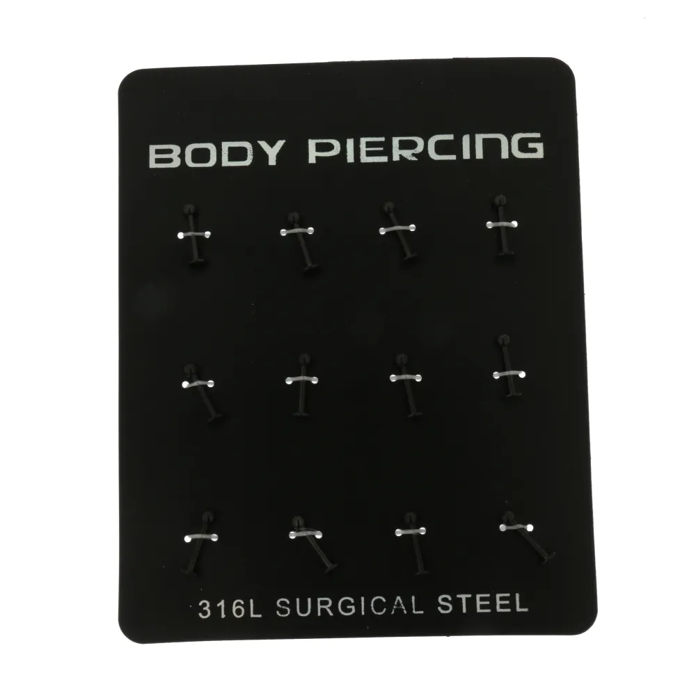 Labret Pallina 3 mm 4010 - in Acciaio - PCA4010-Labret Pallina 3 mm - in Acciaio