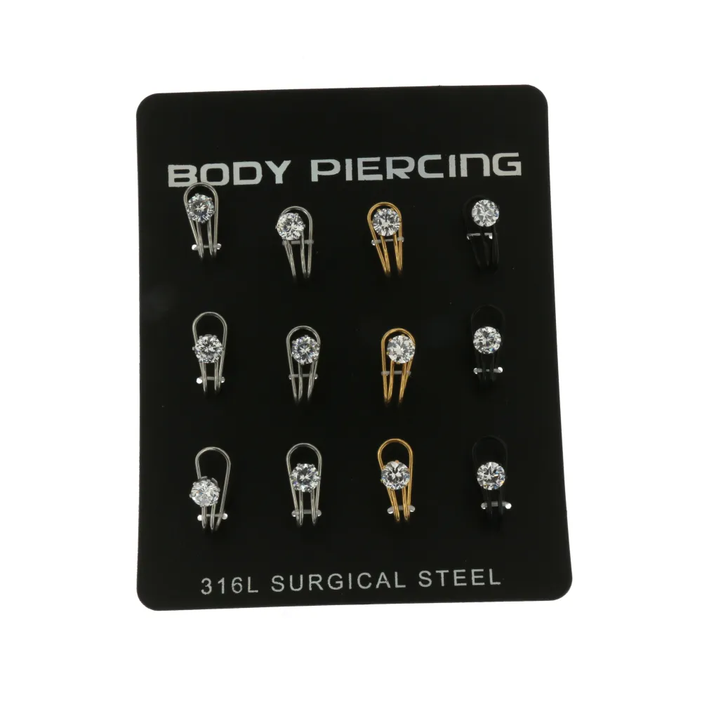 ear cuff 4021 - Orecchini in Acciaio - PCA4021-Punto Luce - Earcuff in Acciaio