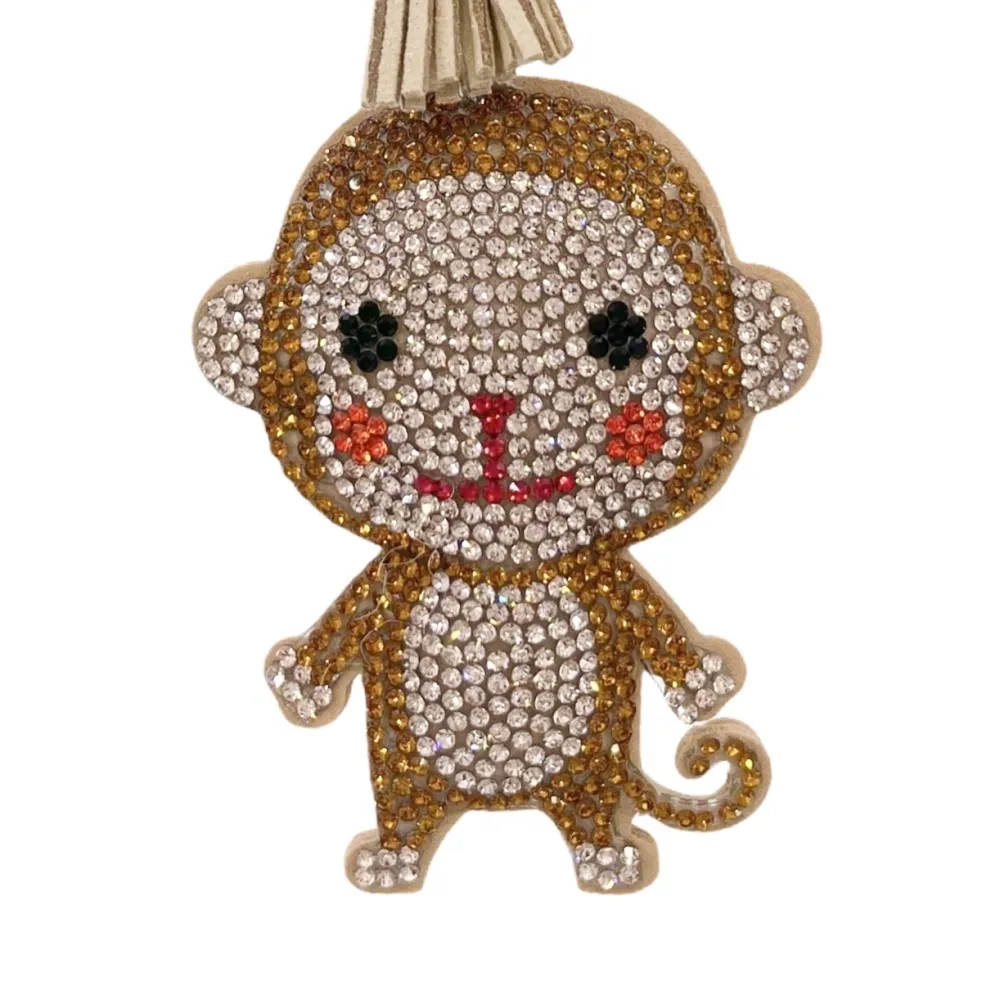 Mix Animali-Portachiavi Similpelle e Strass - PKM-146-151