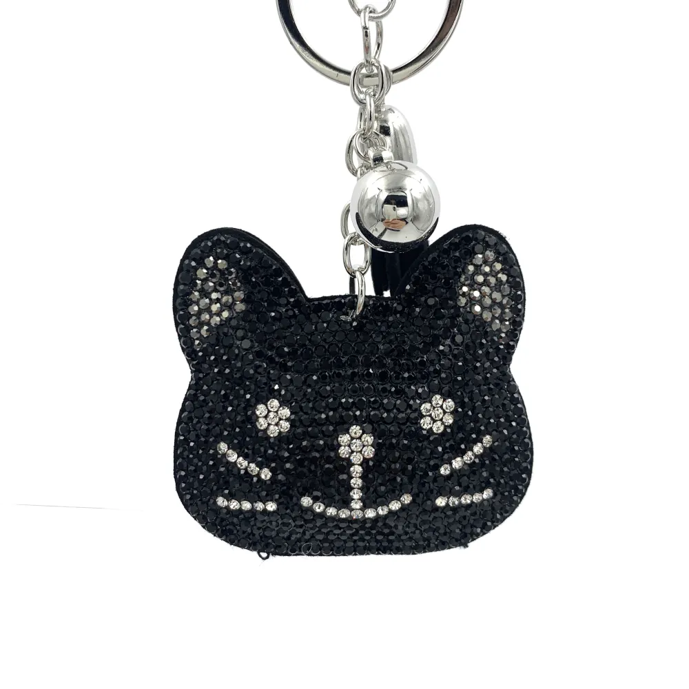 PKS7105-Gatto Misto- 12 Pz Portachiavi in Similpelle - PKM-146-158