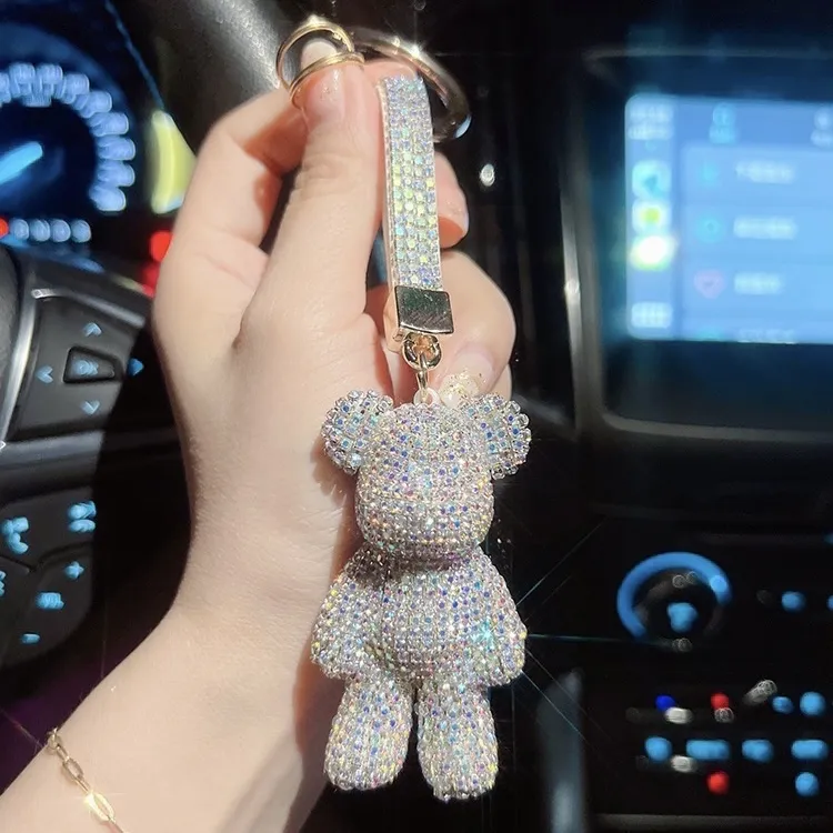 Orsetto con Strass-Portachiavi Moda - PKM-706-03