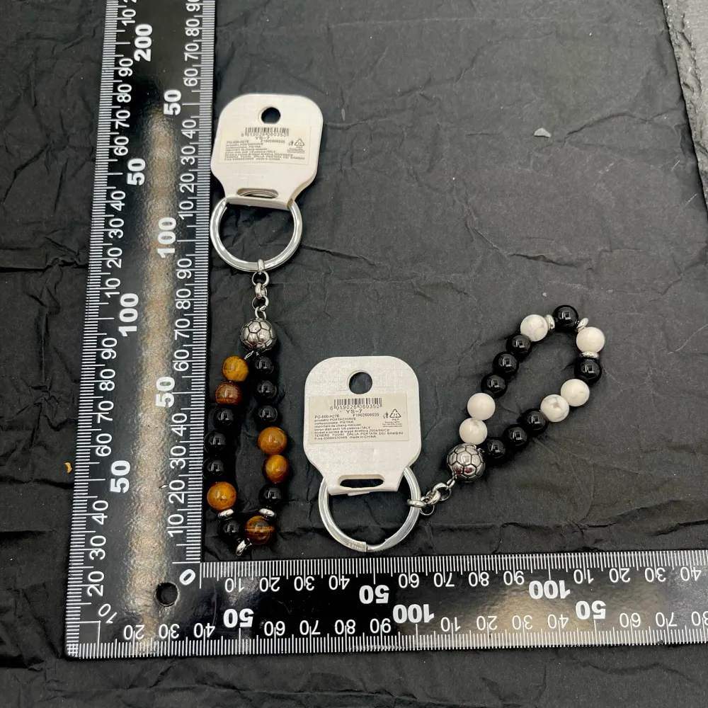 Pietre Colorate-Portachiavi da Uomo in Acciaio - PKU-600-276