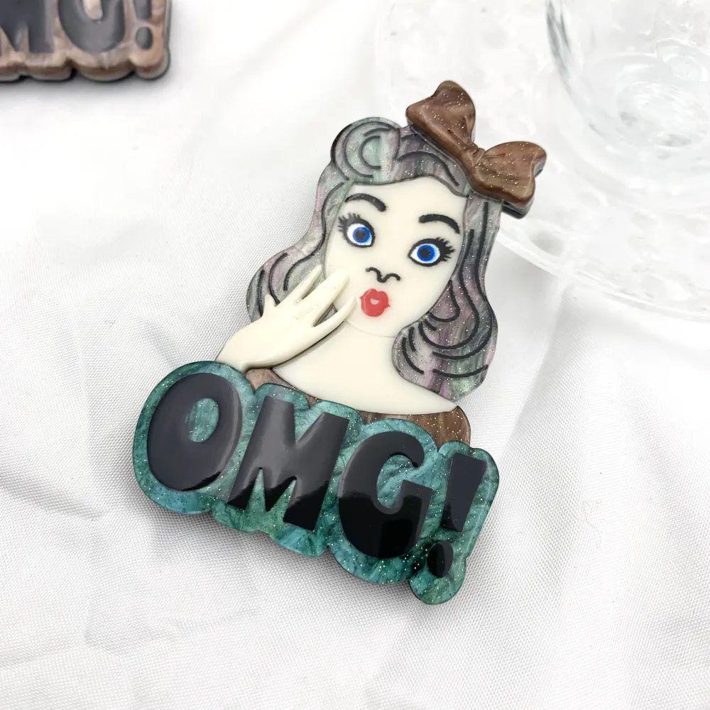 Donna OMG-Spilla Moda in Resina - SPM-1030