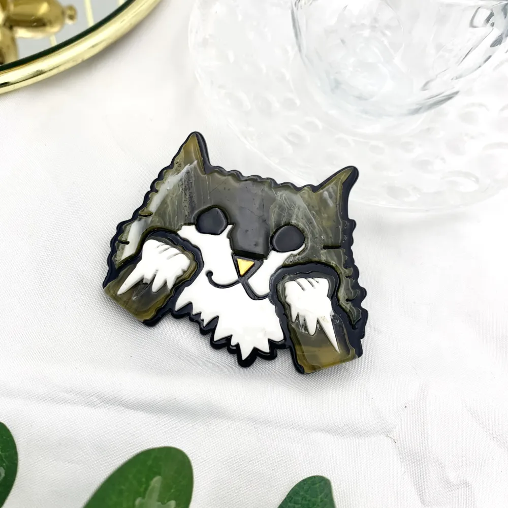 Gatto-Spilla Moda in Resina - SPM-121-0035