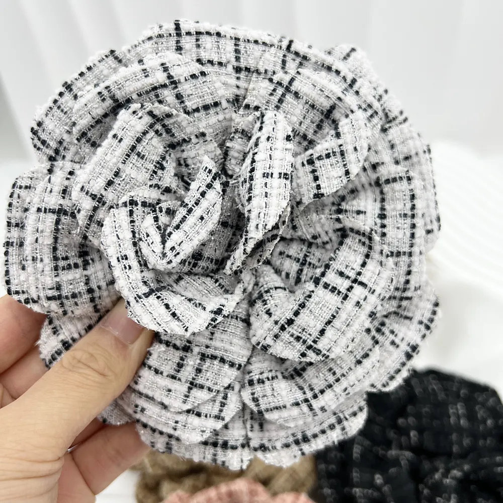 Fiore Grande-12pz Spille in Tessuto - SPM-143-20