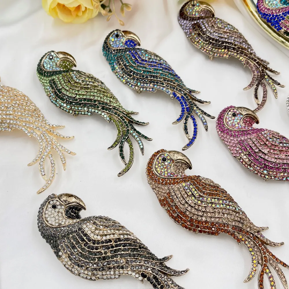 pappagallo Grande-Spilla Media in Metallo - SPM-312-337