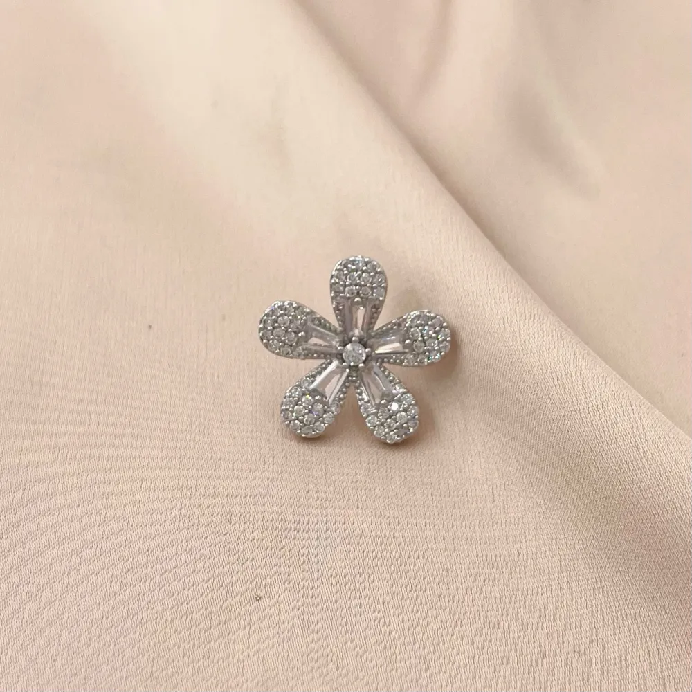 Fiore-Spilla Piccola con Zirconia - SPM-506-194