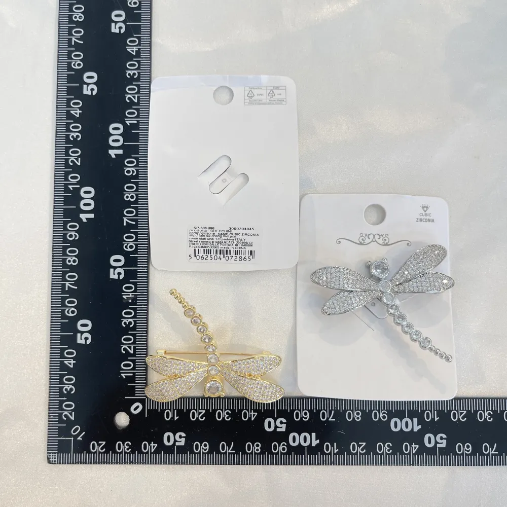 Libellula-Spilla con Zirconia - SPM-506-286