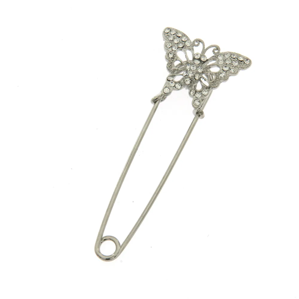 SP-Farfalla 5615 - Spilla da Balia 8cm - SPM-7466-10