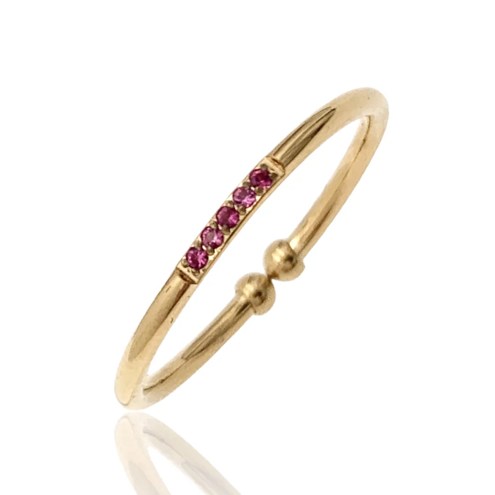 Cinque Punti Luci Zirconia-60Pz Anelli Regolabili in Acciaio - AAR-103-AA2489R