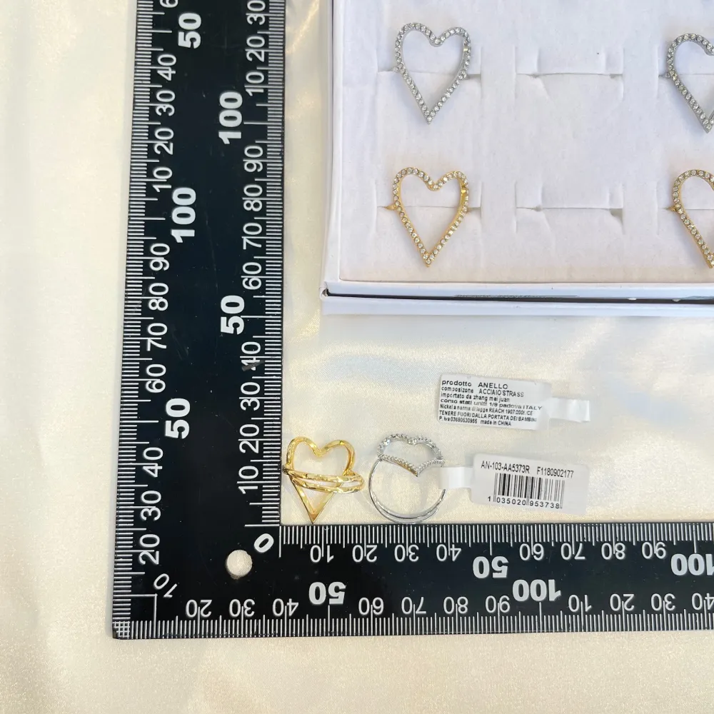 Cuore Vuoto-Anello Regolabile in Acciaio - AAR-103-AA5373R