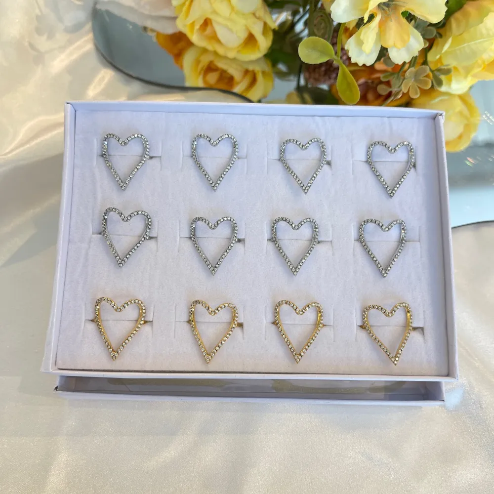 Cuore Vuoto-Anello Regolabile in Acciaio - AAR-103-AA5373R