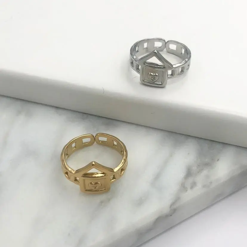 Modelli Assortiti-36pz Anelli regolabili in Acciaio - AAR413-720