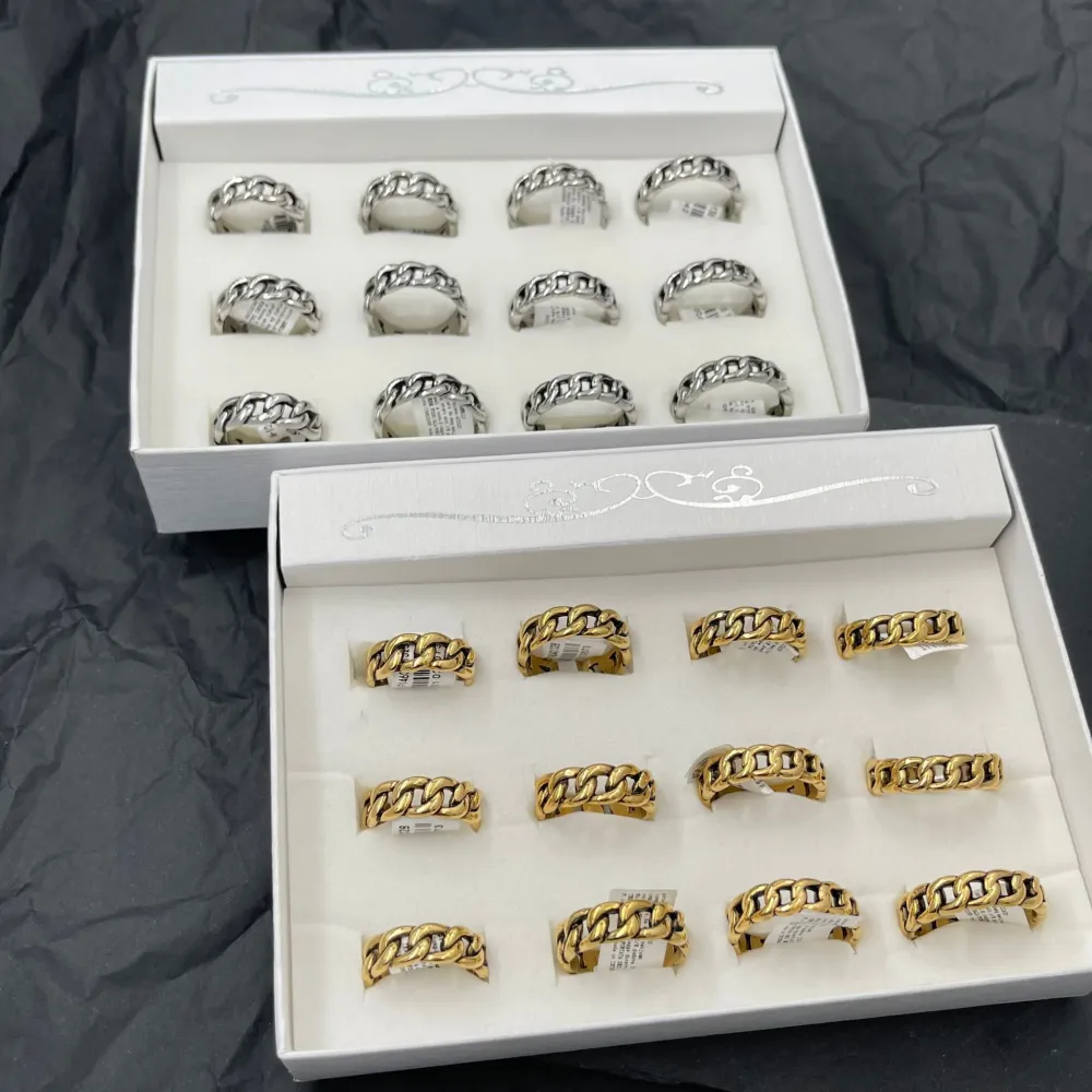 Catena-Anello in Acciaio con Misure - AAU-105-137