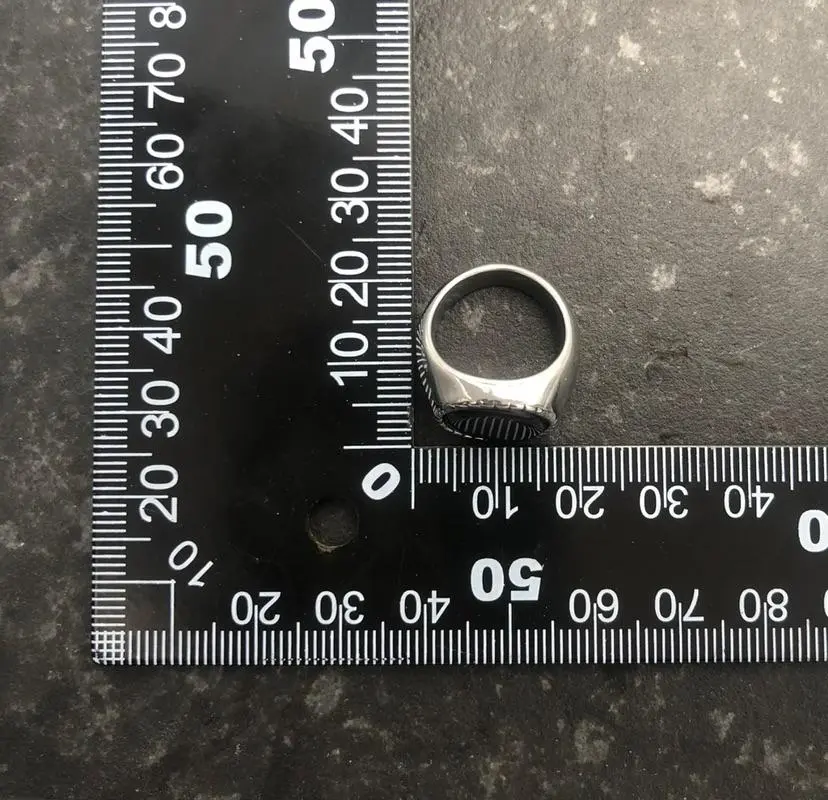 Sacro Cuore-Anello da uomo in Acciao - AAU518-151