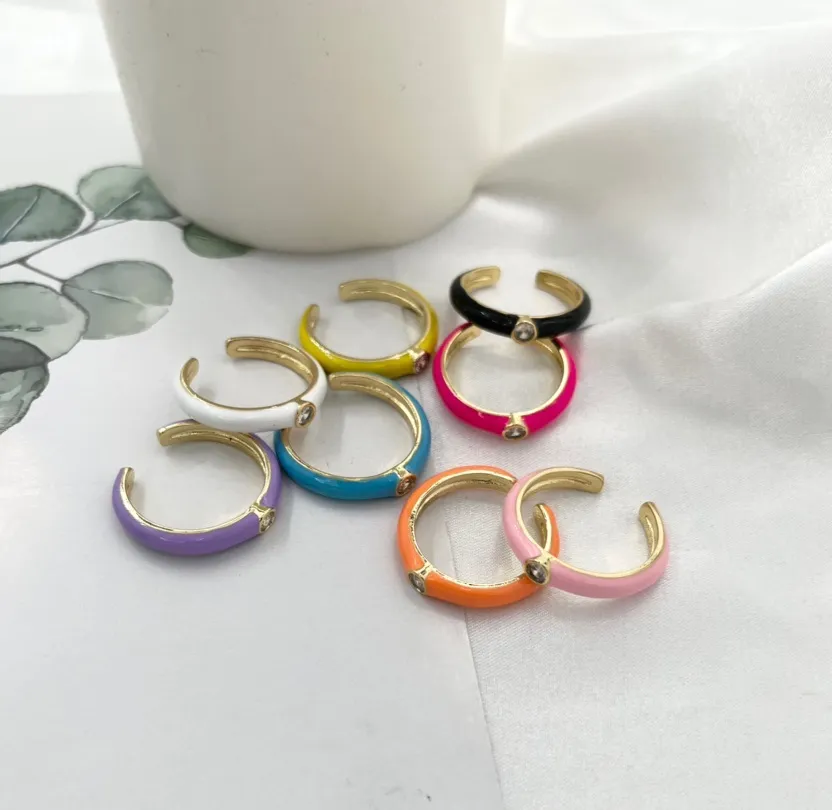 Punto Luce-36Pz Anelli Smaltati Regolabili - AMR-426-71