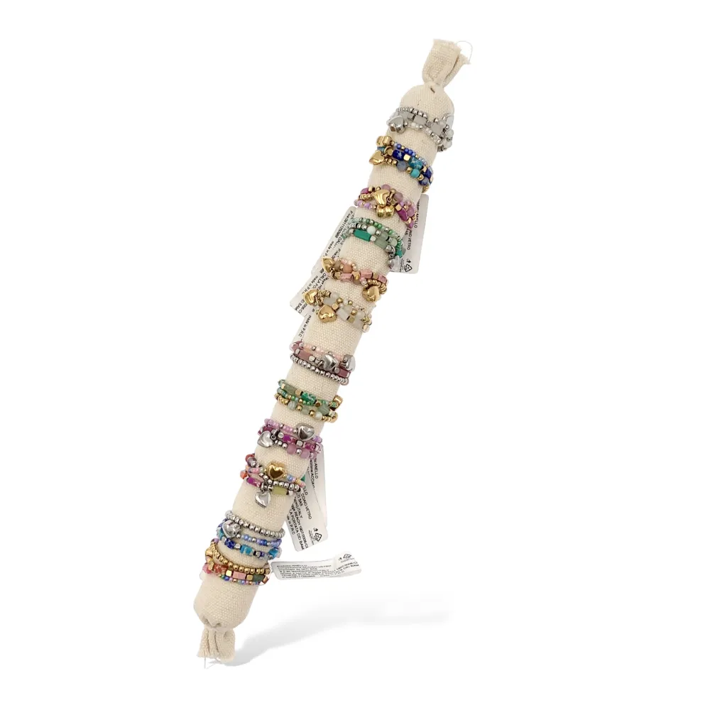 Cuore-Set 3pz Anelli Elastici in Acciaio - APA-732-177