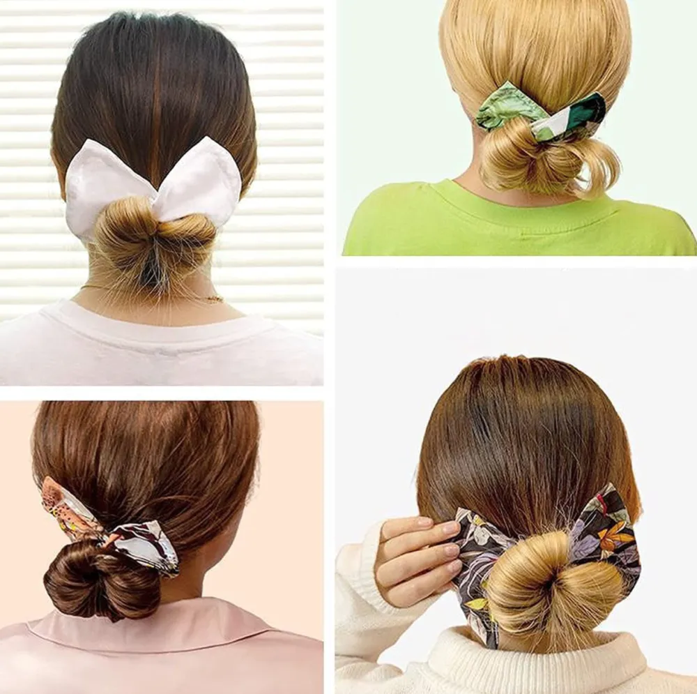 AXC-Tinta Unita-12pz Fasce per fare Chignon - AXC-Tinta Unita-12pz Fasce per fare Chignon