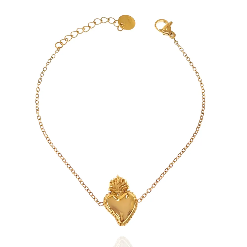 Sacro Cuore-Bracciale in Acciaio Emana - BAC-103-AA2690B