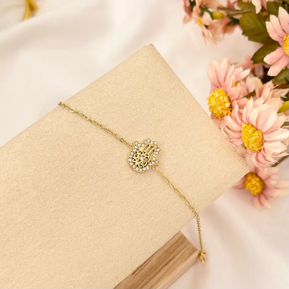 Mano di fatima-Bracciale in Acciaio EMANA - BAC-103-AA2813B