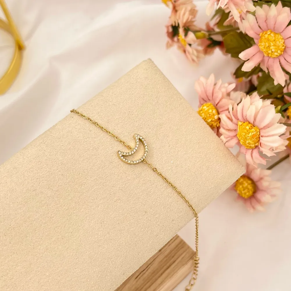 Luna-Bracciale in Acciaio con Chiusura - BAC-103-AA2835B