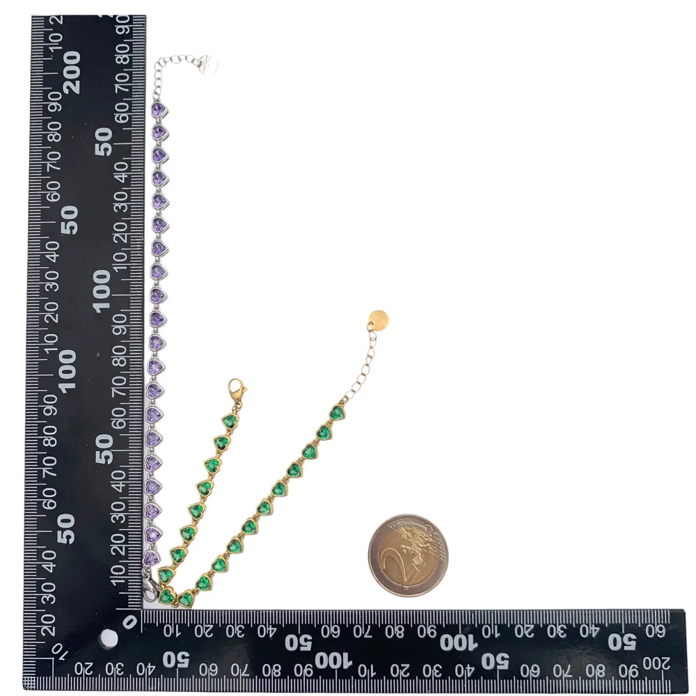 Cipollina Cuore-Bracciale in Acciaio - BAC-103-AA3403B