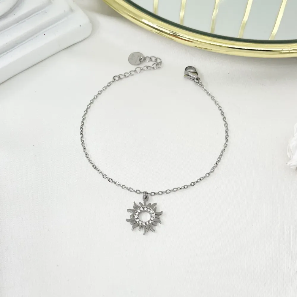 Sole-Bracciale in Acciaio con Chiusura - BAC-103-AA3483B