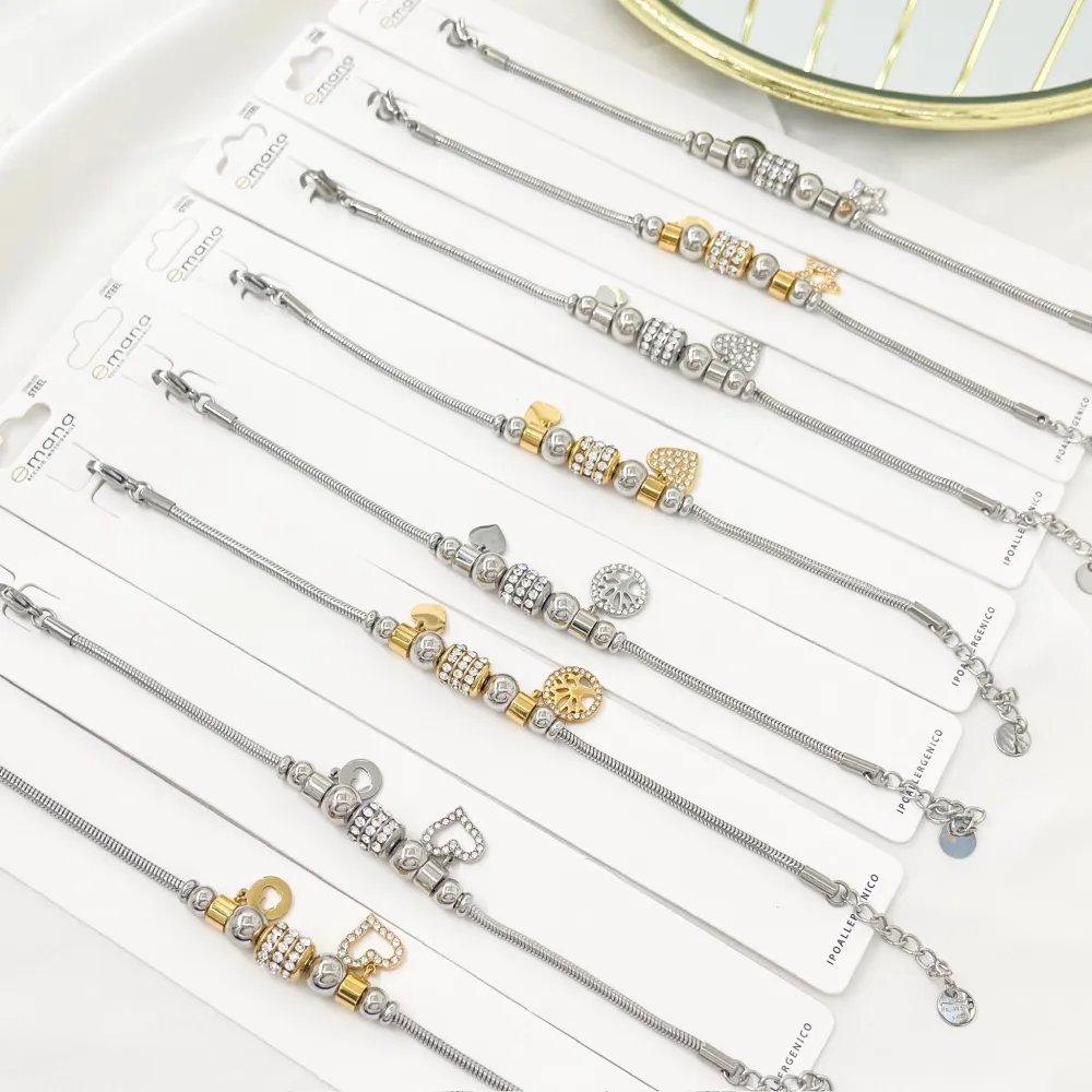 Charmes Albero della Vita-Bracciale in Acciaio - BAC-103-AA3636B