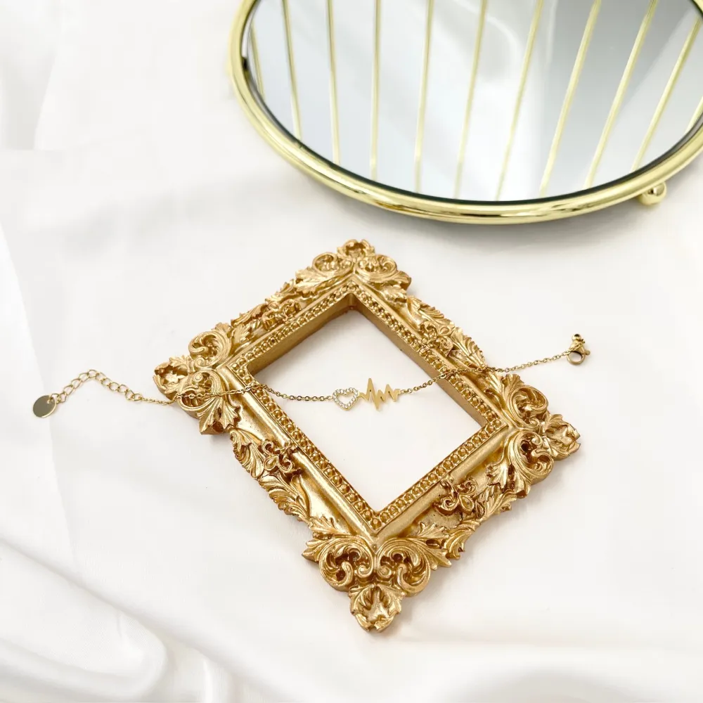 Battito Cuore-Bracciale in Acciaio con Chiusura - BAC-103-AA4169B