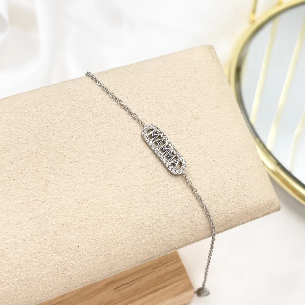 Mamma-Bracciale in Acciaio - BAC-103-AA4369N