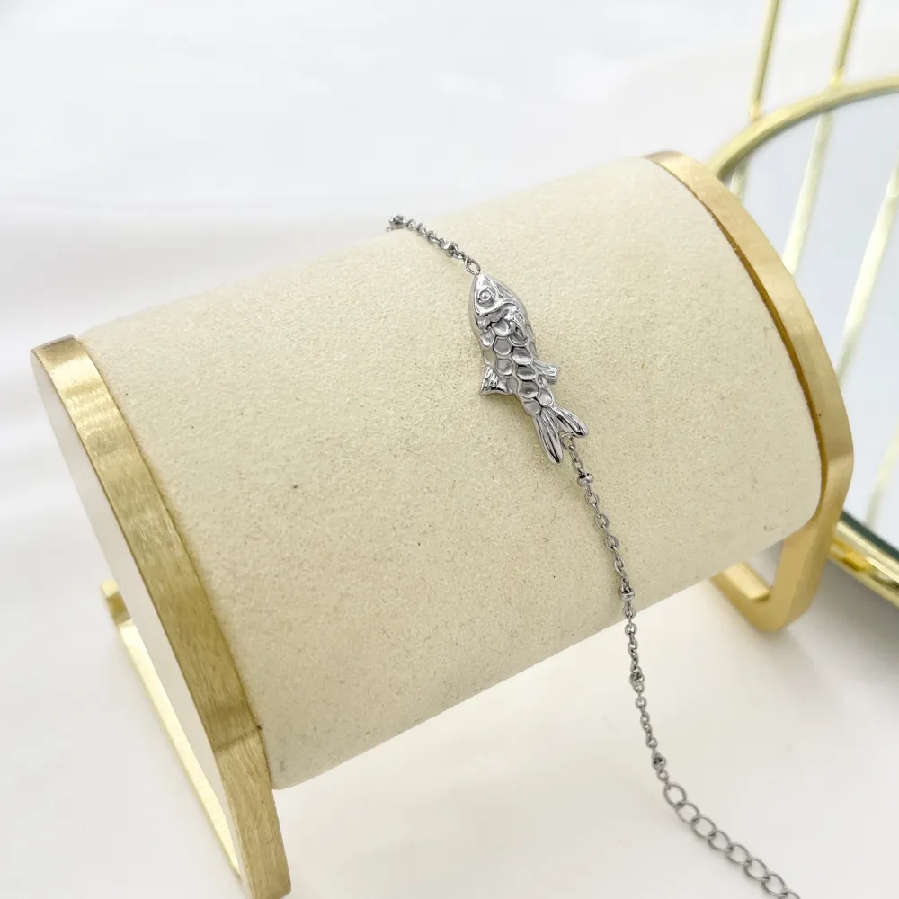 Pesce-Bracciale in Acciaio - BAC-103-AA5099B