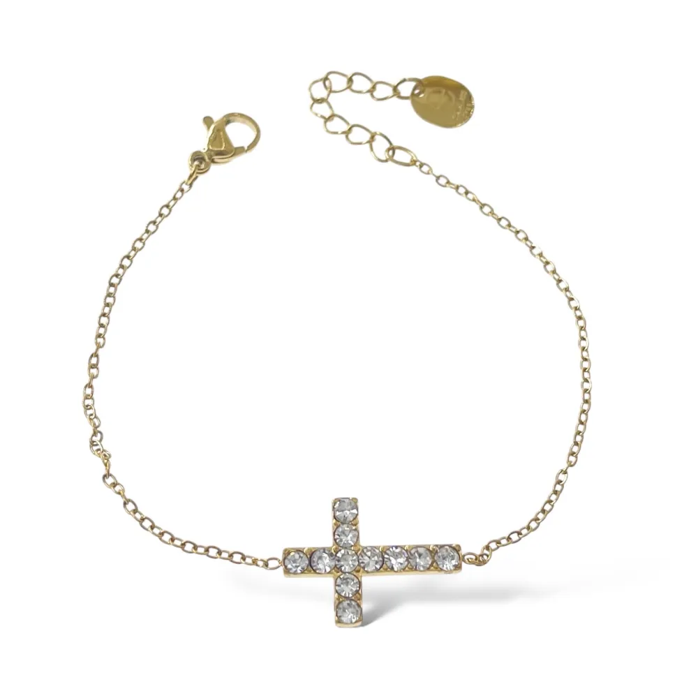 Croce-Bracciale in Acciaio - BAC-103-AA5347