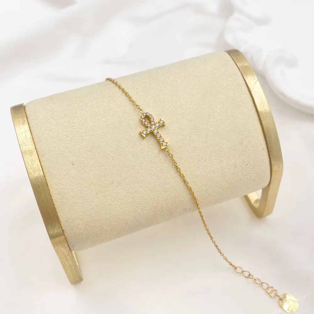 Croce-Bracciale in Acciaio - BAC-103-AA5638B