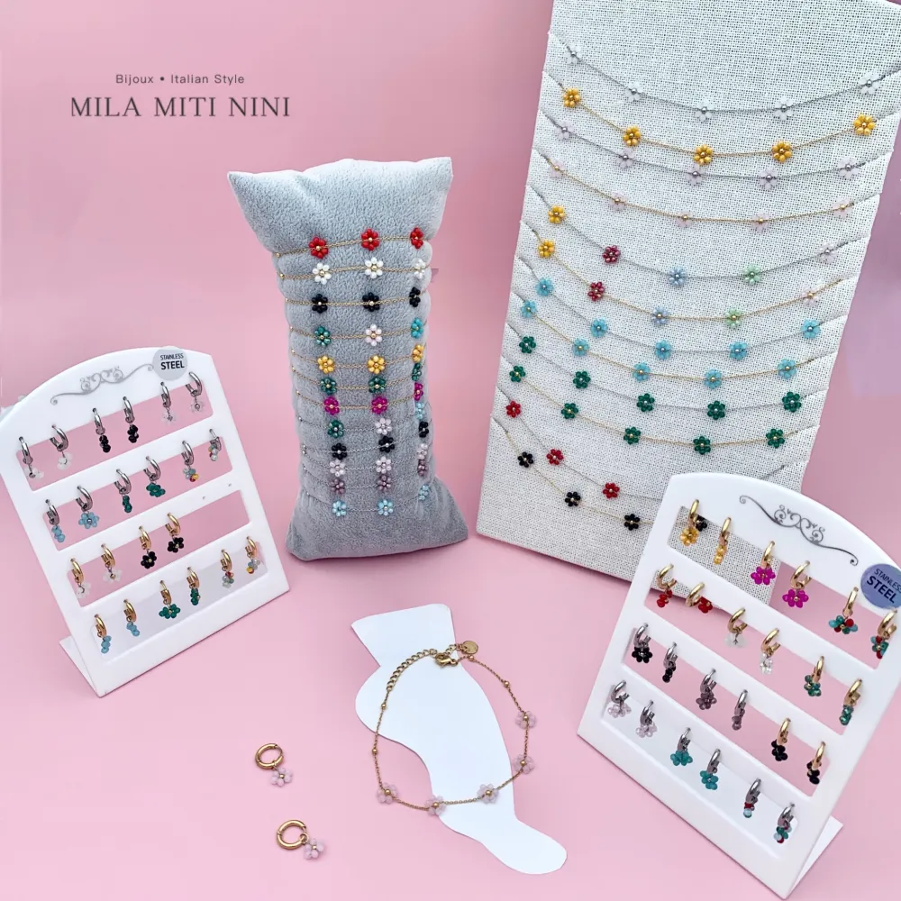 Fiore Margherita -Bracciale in Acciaio - BAC-103-AA66B