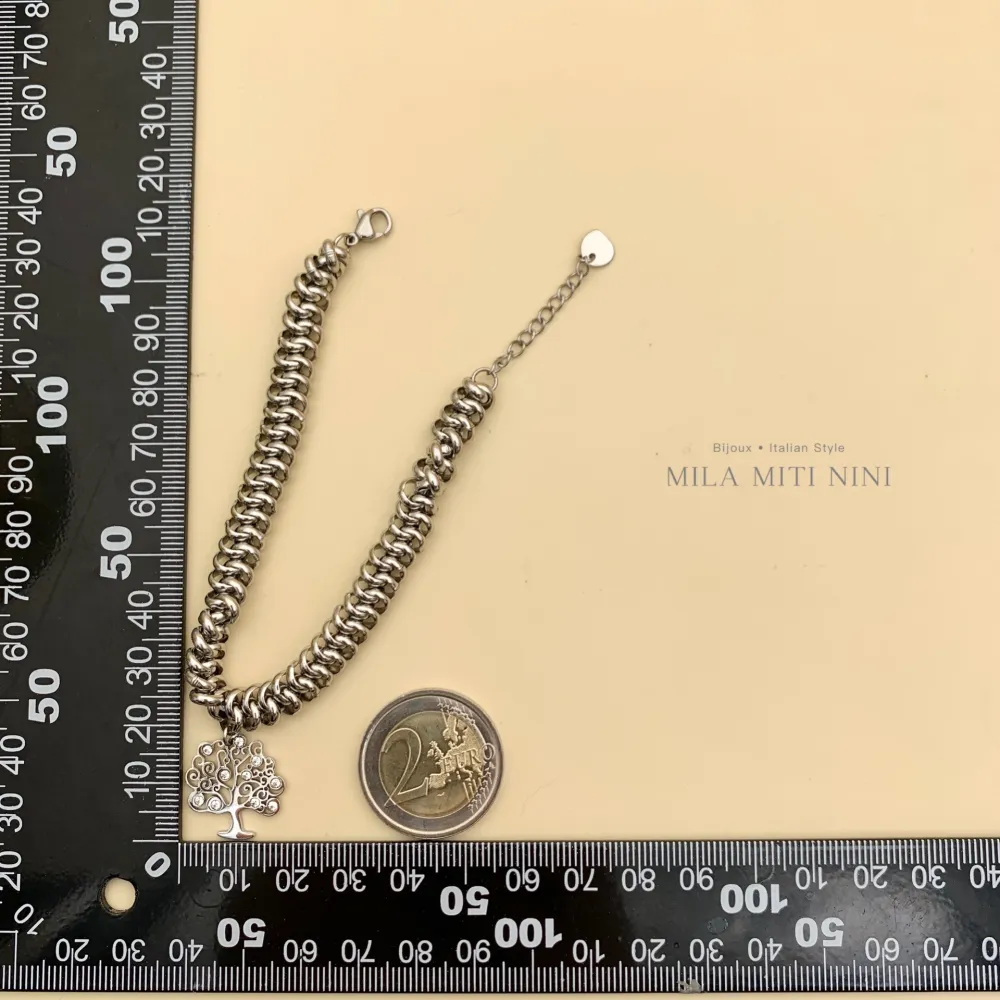 Albero della Vita -Bracciale in Acciaio con Chiusura - BAC104-A102