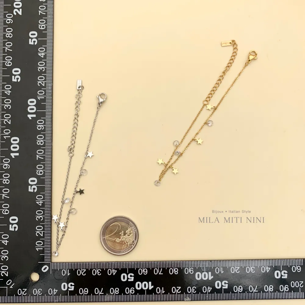 BAC413-1240-P.luci a Goccia-Bracciale in Acciaio - BAC413-1240