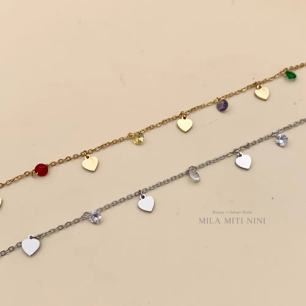 BAC-Cuorecini e e P.luci 5324-Bracciale in Acciaio - BAC413-1285