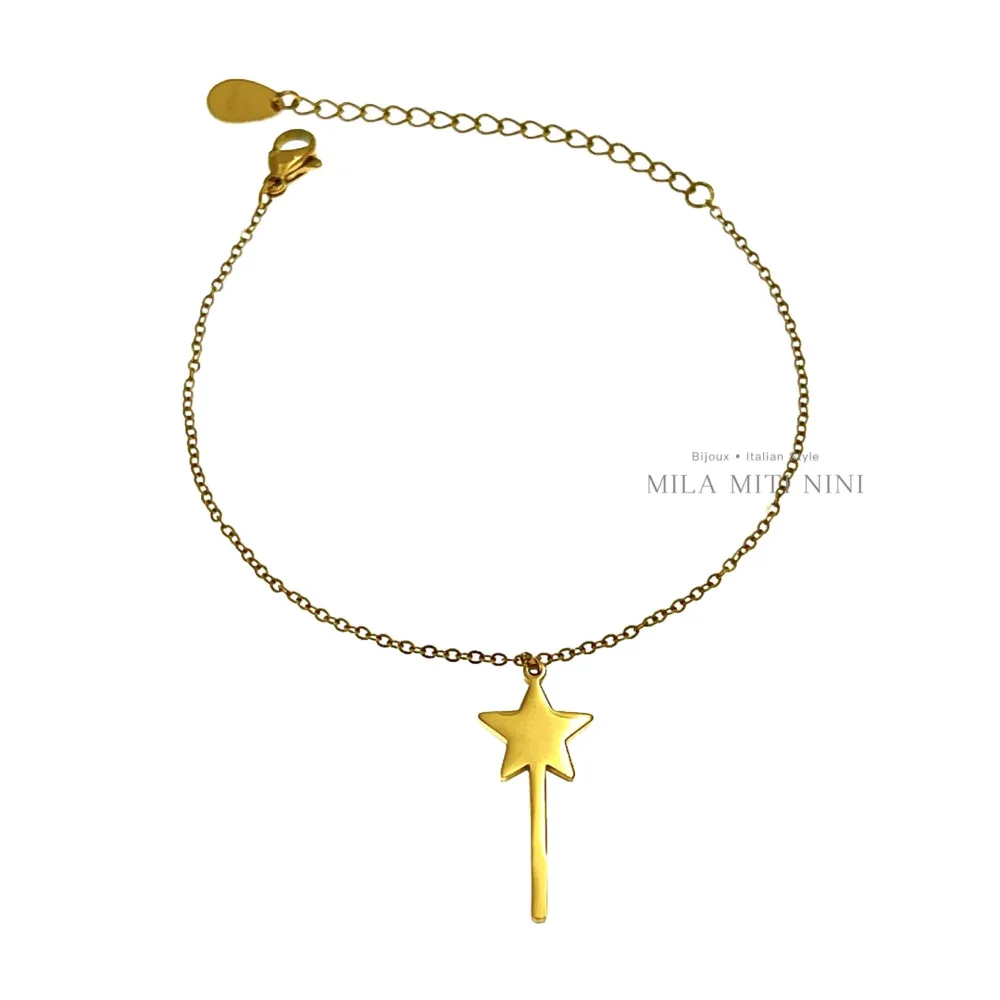 Bacchetta Magica-Bracciale in Acciaio con Chiusura - BAC413-1402